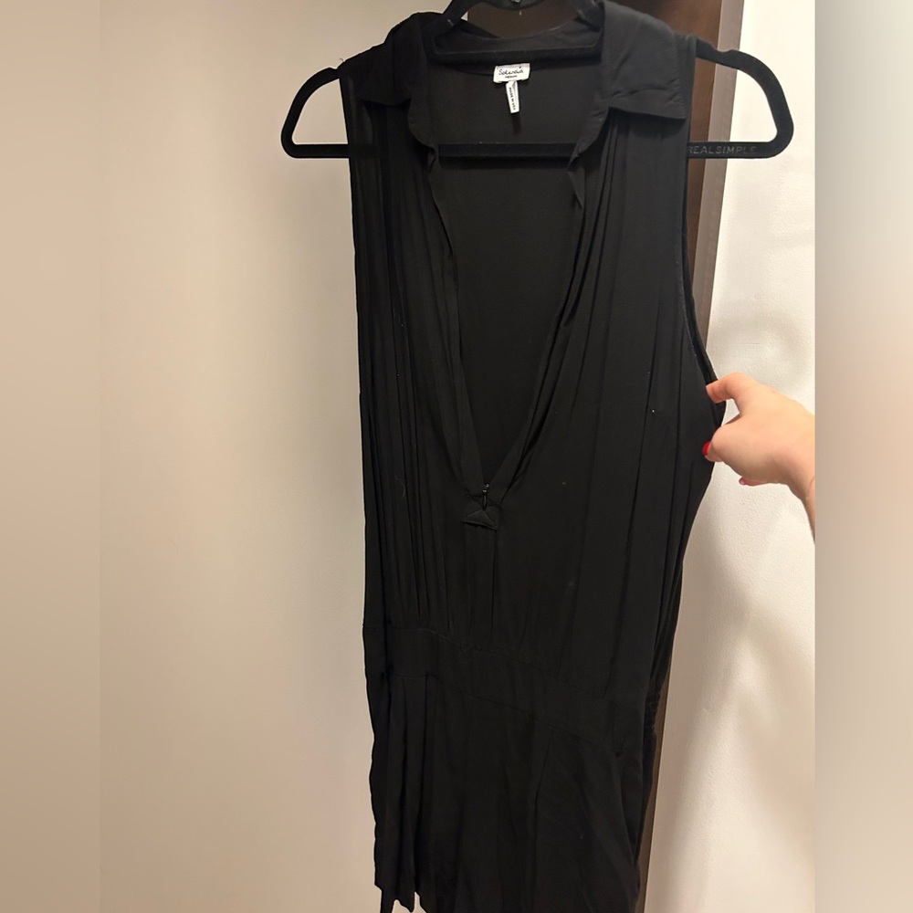 Splendid Black Tank Romper